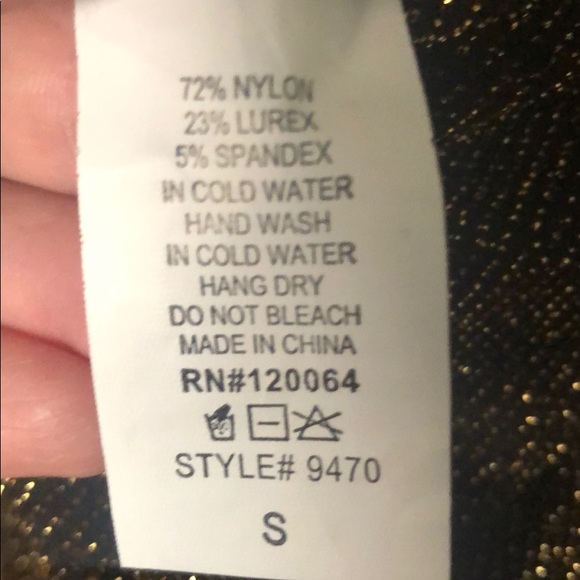 Beautiful black and gold jumper size small - Picture 5 of 5